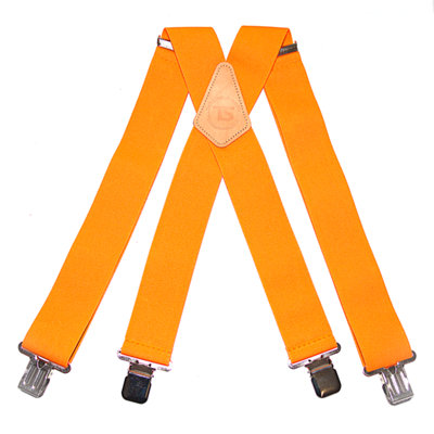 Ts Men's Heavy Duty Orange Trouser Work Braces from B&Q