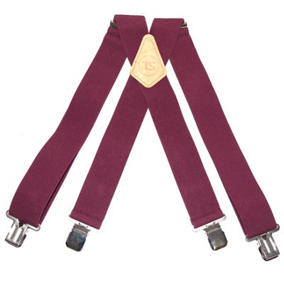 Ts Men's Heavy Duty Burgundy Work Braces from B&Q