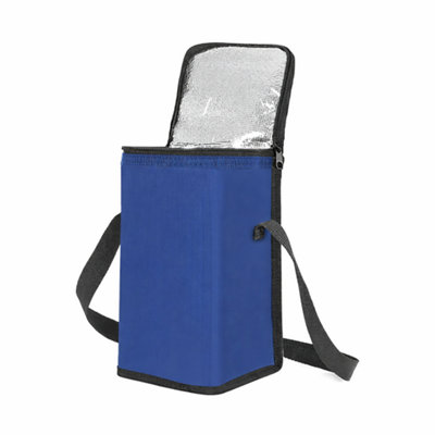 Camp&fire 6L Cooler Bag. (Navy) Insulated Thermal Lunch Bag With Shoulder Strap. Leakproof Cool Bag For CampingPicnicTravel. from B&Q