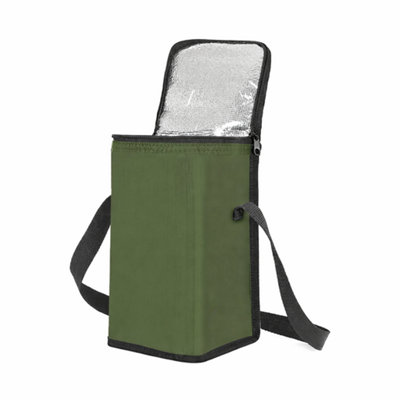 Camp&fire 6L Cooler Bag. (Green) Insulated Thermal Lunch Bag With Shoulder Strap. Leakproof Cool Bag For CampingPicnicTravel. from B&Q