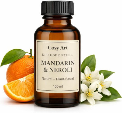 Cosy Art London Mandarin & Neroli Diffuser Re. Reed Diffuser Refill 100Ml