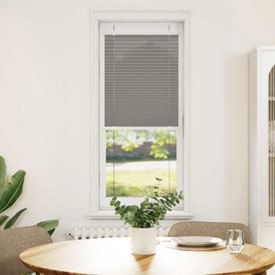 Berkfield Anthracite Pleated Blind 40X100 Cm Fabric Width 39.4 Cm Polyester 39.4Cm