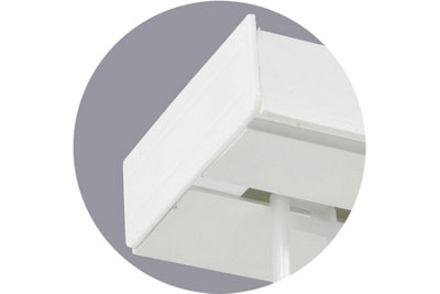 Curtain Pole Rail Track Pvc Single End2 Pcs WhiteAccessories For Curtain Rail Track from B&Q