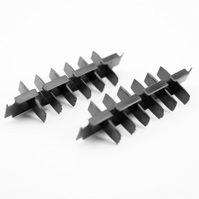 Curtain Pole Rail Track Pvc Joiner2 Pcs BlackAccessories For Curtain Rail Track from B&Q