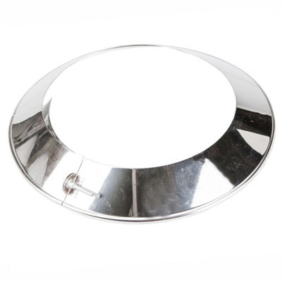 Stainless Steel Chimney Roof CollarRain Protection 125 mm / 4.92" from B&Q