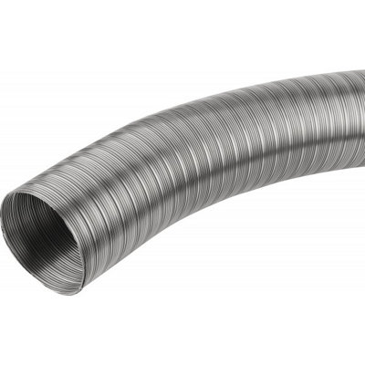Flexible Stainless Steel Chimney Flue Liner Rigid Pipe Multi Fuel Stoves 140 M (5.51") Length2 M from B&Q