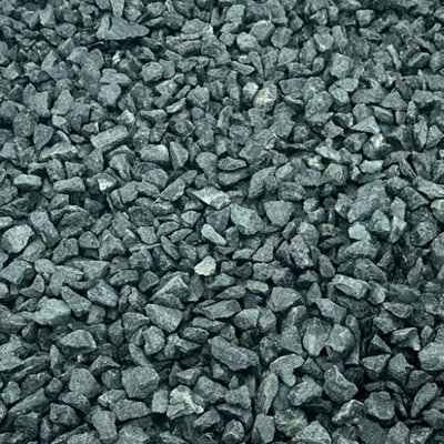 Erth Stone 14mm Green Granite Chippings 850Kg Bulk Bag from B&Q