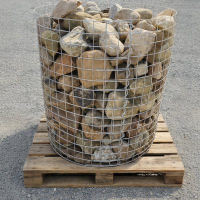 Erth Stone 200-300mm Garden Boulders 850Kg Bulk Bag from B&Q