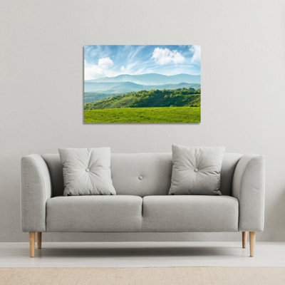 Andrew Lee Panorama Of Beautiful Countryside Of Romania (Canvas Print) / 61 X 41 X 4Cm from B&Q
