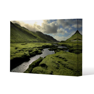Andrew Lee Spring In Scotland Valley (Canvas Print) / 61 X 41 X 4Cm from B&Q