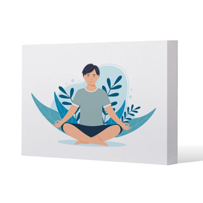 Andrew Lee Meditation Illustration (Canvas Print) / 152 X 101 X 4Cm from B&Q