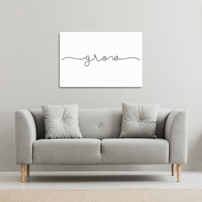 Andrew Lee Text Glow (Canvas Print) / 31 X 41 X 4Cm from B&Q