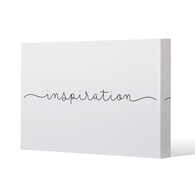 Andrew Lee Text Inspiration (Canvas Print) / 114 X 77 X 4Cm from B&Q