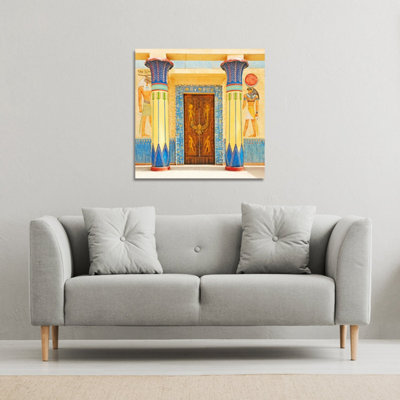 Andrew Lee Ancient Egyptian Writing (Canvas Print) / 114 X 114 X 4Cm from B&Q