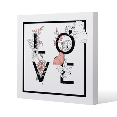 Andrew Lee Love (Canvas Print) / 46 X 46 X 4Cm from B&Q