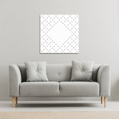 Andrew Lee Crosses & Diamonds (Canvas Print) / 90 X 90 X 4Cm from B&Q