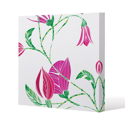 Andrew Lee Tulips (Canvas Print) / 90 X 90 X 4Cm from B&Q
