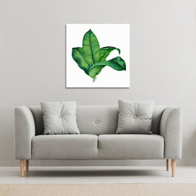 Andrew Lee Bunched Leaves (Canvas Print) / 46 X 46 X 4Cm from B&Q