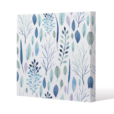 Andrew Lee Winter Branches & Leaves (Canvas Print) / 90 X 90 X 4Cm from B&Q