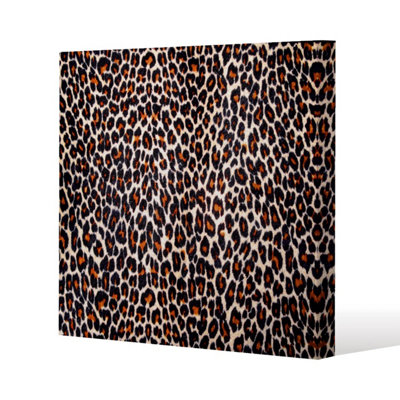 Andrew Lee Leopard Print (Canvas Print) / 61 X 61 X 4Cm from B&Q