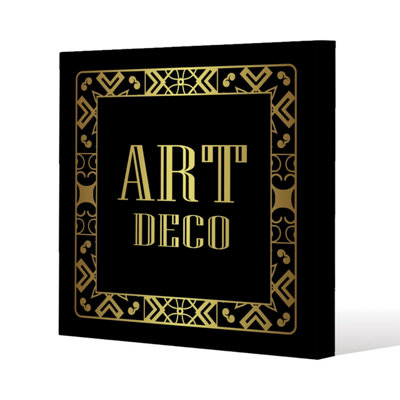 Andrew Lee Art Deco (Canvas Print) / 127 X 127 X 4Cm from B&Q