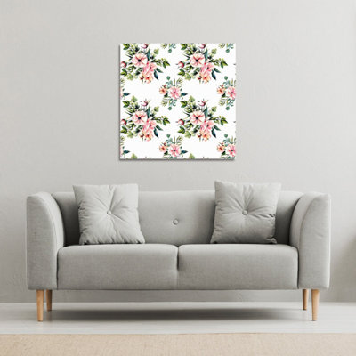 Andrew Lee Watercolour Plants (Canvas Print) / 127 X 127 X 4Cm from B&Q
