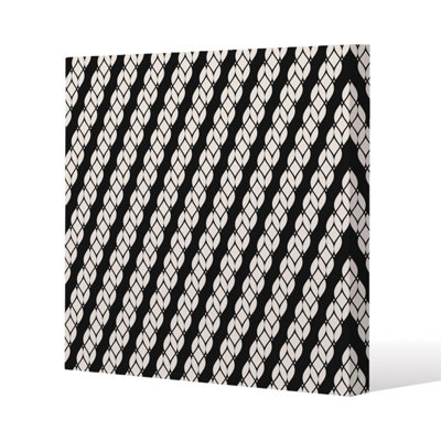 Andrew Lee Striped Rope Pattern (Canvas Print) / 114 X 114 X 4Cm from B&Q