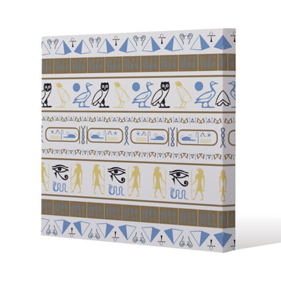 Andrew Lee Heiroglyphs (Canvas Print) / 127 X 127 X 4Cm from B&Q