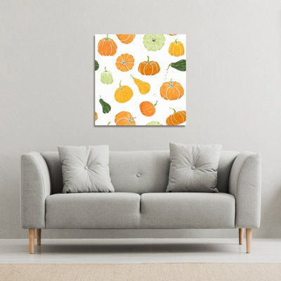 Andrew Lee Pumpkin Illustrations (Canvas Print) / 61 X 61 X 4Cm from B&Q