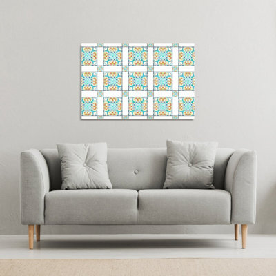 Andrew Lee Colorful Boho (Canvas Print) / 114 X 77 X 4Cm from B&Q