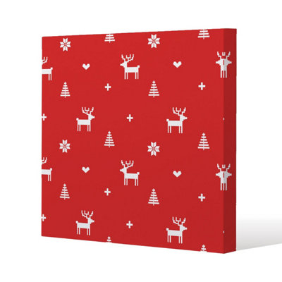 Andrew Lee Norway Christmas Festive Sweater (Canvas) / 77 X 77 X 4Cm from B&Q
