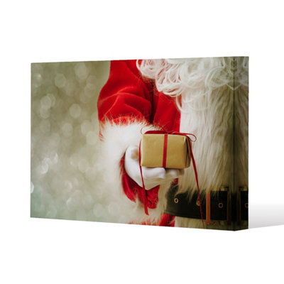 Andrew Lee Santa Claus Gloved Hands (Canvas) / 101 X 77 X 4Cm from B&Q