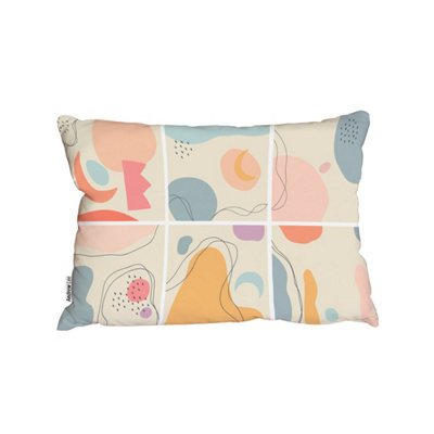 Andrew Lee Hand Drawn Various Shapes And Doodle Objects (Outdoor Cushion) / 30Cm X 45Cm from B&Q