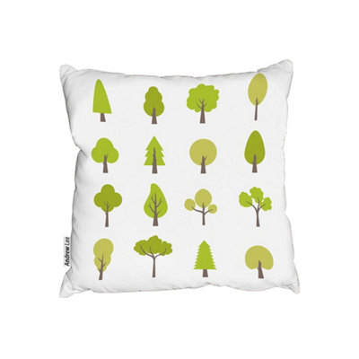 Andrew Lee Tree Illustrations (Outdoor Cushion) / 60Cm X 60Cm from B&Q