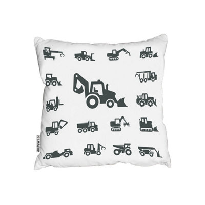 Andrew Lee Construction Equipment (Outdoor Cushion) / 45Cm X 45Cm from B&Q