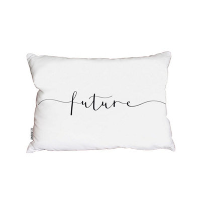 Andrew Lee Text Future (Outdoor Cushion) / 30Cm X 45Cm from B&Q