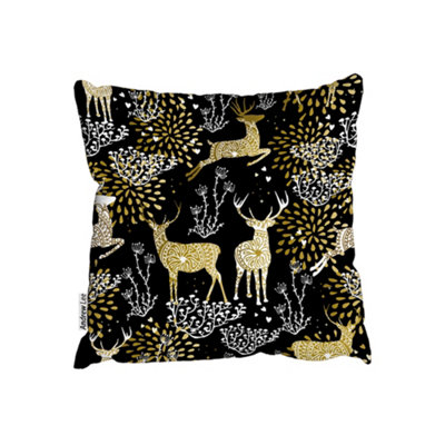 Andrew Lee Golden Christmas (Outdoor Cushion) / 60Cm X 60Cm from B&Q