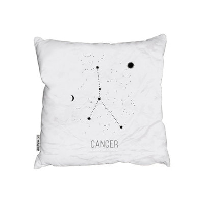 Andrew Lee Black And Peach Floral (Outdoor Cushion) / 45Cm X 30Cm from B&Q