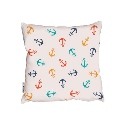 Andrew Lee Anchors Pattern (Outdoor Cushion) / 45Cm X 45Cm from B&Q