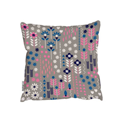 Andrew Lee Trendy Geometric Flower (Outdoor Cushion) / 45Cm X 45Cm from B&Q