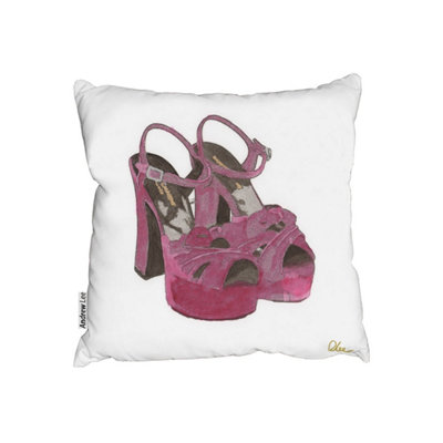Andrew Lee Purple High Heels (Outdoor Cushion) / 60Cm X 60Cm from B&Q