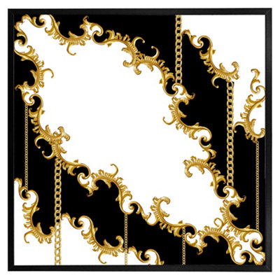 Andrew Lee Baroque (Picutre Frame) / 12X12" / Grey from B&Q