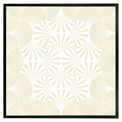 Andrew Lee Golden Star Ornament (Picutre Frame) / 12X12" / Black from B&Q