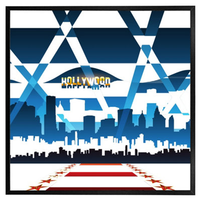 Andrew Lee Hollywood (Picutre Frame) / 20X20" / Brown from B&Q