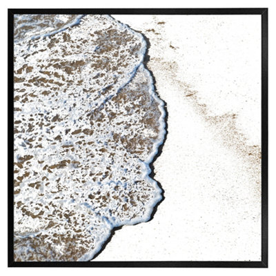 Andrew Lee Beach Tide (Picutre Frame) / 12X12" / Oak from B&Q