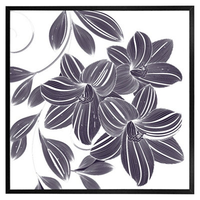 Andrew Lee Orchids (Picutre Frame) / 20X20" / Oak from B&Q