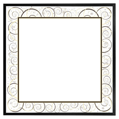 Andrew Lee Swirling Frame (Picutre Frame) / 24X24" / Oak from B&Q