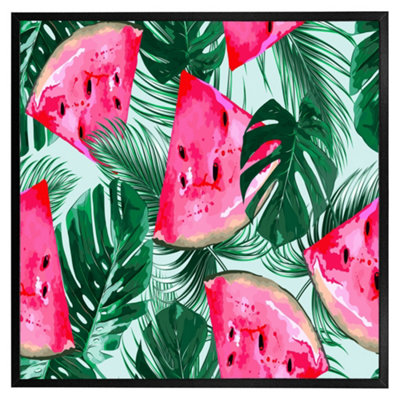 Andrew Lee Watermelon (Picutre Frame) / 30X30" / Brown from B&Q