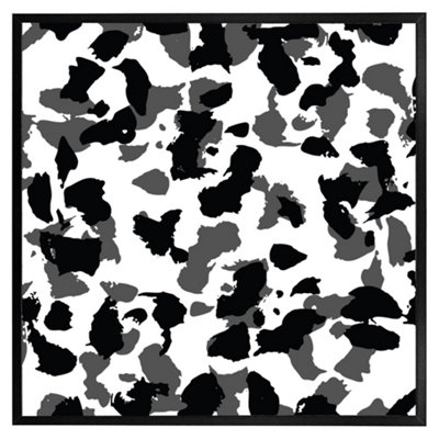 Andrew Lee Animal Print (Picutre Frame) / 12X12" / White from B&Q