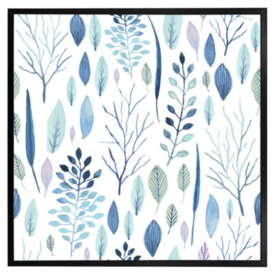 Andrew Lee Winter Branches & Leaves (Picutre Frame) / 24X24" / Brown from B&Q
